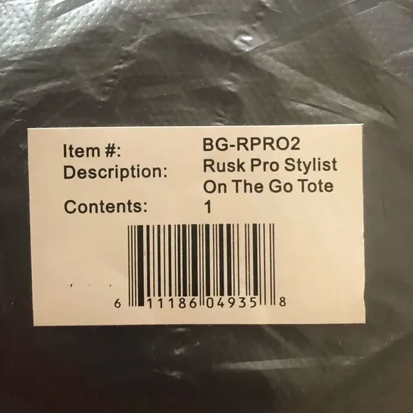 Rusk Pro Beauty Guru Stylist on the Go Tote Bag - Picture 11 of 12